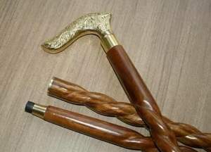 Bastón de Madera de Primera Calidad, Bastón de Apoyo Resistente de Bajo Precio para Caminar al Aire Libre e Interior, Bastón de Madera Clásico Marrón - Product Image 4