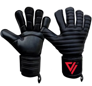 Gants de gardien de but de football professionnels avec coupe négative, antidérapants, sangle de poignet réglable - Conception légère - Product Image 1