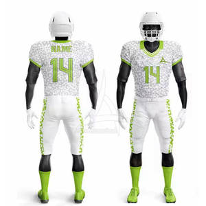 Uniforme de football américain de qualité supérieure, respirant, design athlétique élégant, personnalisable, parfait pour les entraînements et les matchs - Product Image 6