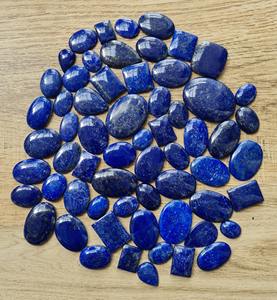 Cabujón de lapislázuli Natural de calidad, cabujones de forma mixta, lote al por mayor de lapislázuli, aspecto impresionante, piedra suelta, Gema Wow, precio bajo - Product Image 2
