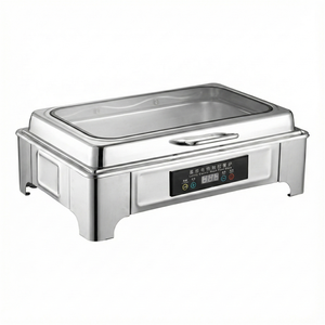 פלטת חימום חשמלית מנירוסטה, סיר חימום מסחרי לאוכל, צ'ייפינג דיש למלון, מסעדה וקייטרינג - Product Image 1