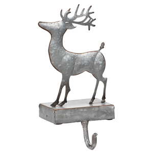 Modern Metal Reindeer Deer Ornament <b>Christmas</b> <b>Table</b> Animal Design Deer Sculpture <b>Christmas</b> Silver Nickel - Product Image 2