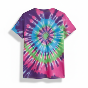 Camiseta Tie Dye para Hombre, 100% Algodón, Corte Holgado, Secado Rápido, Transpirable, Estilo Casual Comprimido, OEM al por Mayor, Tela Pesada de 240 Gramos - Product Image 3
