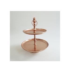 ขาตั้งเค้กอะลูมิเนียมรักษ์โลก ออกแบบโดยดีไซเนอร์ สีและโลโก้ปรับแต่งได้ สำหรับตกแต่งงานแต่งงาน มีตัวเลือกแบบ 2 ชั้น/3 ชั้น ขายส่ง - Product Image 3