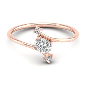แหวนหมั้นเพชรโมอิสซาไนต์ทรงรี 0.4 กะรัต ทองคำแท้ 14K ราคาขายส่ง REYES สำหรับผู้หญิง พร้อมใบรับรอง GRA เครื่องประดับสำหรับผู้หญิง - Product Image 6