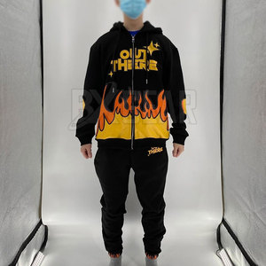 Cómodos y ligeros chándales con estampado de soplo para hombres corriendo chándales con estampado de soplo para hombres - Product Image 2