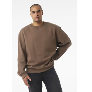 2025 Latest Winter Men Solid ColorCotto/ <b>Fleece</b> <b>Black</b> Woman Pullover Hoodie Warm Crew Neck <b>Fleece</b> Sweatshirt Man - Product Image 5