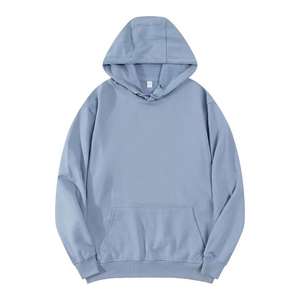 Color sólido teñido pulóver sudaderas con capucha gota hombro y ropa de calle de gran tamaño al por mayor personalizable hombres pulóver sudaderas con capucha - Product Image 3