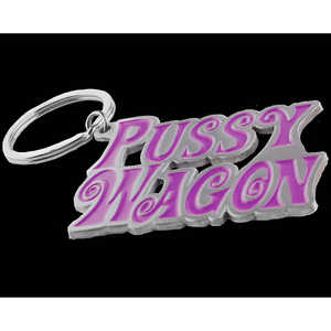 Porte-clés cadeau Kill Bill Pussy Wagon en métal avec sérigraphie, lumière et ouvre-bouteille - Product Image 1