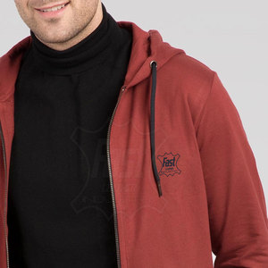 Sweats à capuche pour hommes de style décontracté personnalisés Nouveauté Sweats à capuche pour hommes confortables à fermeture éclair personnalisés - Product Image 3