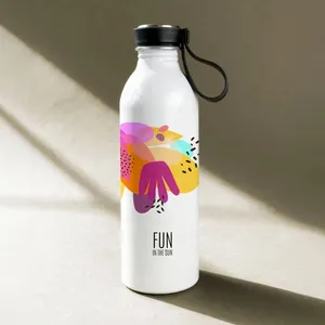 Borraccia Riciclata Aurum: Gadget Promozionale Sostenibile per Bevande - Product Image 2