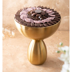 ชามช็อคโกแลตทรงกลมดีไซน์ทันสมัยชามใส่ขนมหวานถ้วยช็อคโกแลตทำจากโลหะสีขาวสุดพิเศษสำหรับใช้ในร้านอาหารของโรงแรม - Product Image 5