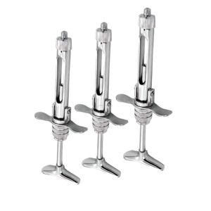Seringue d'aspiration manuelle dentaire, instrument chirurgical réutilisable en acier inoxydable, certifié CE ISO, autoclavable, ergonomique, OEM ODM - Product Image 1