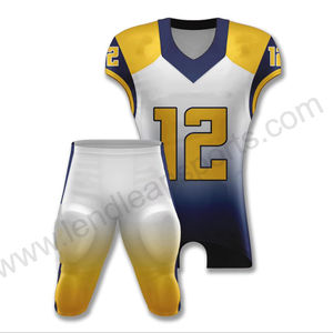 Ensemble de vêtements de sport uniformes de football américain à séchage rapide pour adultes/maillot de football américain junior - Product Image 1