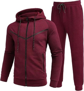 Survêtements d'entraînement personnalisés avec broderie de jogging pour hommes 100% polyester Sweatshirts à capuche et sweatshirts unisexes Sudaderas pour hommes - Product Image 2