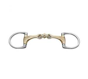 Ultra Sensogen RS Dynamic Western Oval Link Horse Stable Double-Jointed Eggbutt Bit Embouchure en laiton en acier inoxydable Stable - Product Image 3