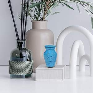 โกศเผาศพรูปปลาโลมาโกศใส่ศพขี้เถ้าของมนุษย์โกศขนาดเล็ก - Product Image 4