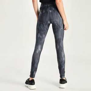 Mallas de Yoga de LICRA para mujer de la mejor calidad, transpirables, de cintura media, de talla grande XL, estampado sólido, precio razonable personalizado - Product Image 3