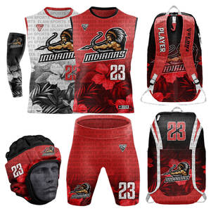 OFERTA DE KIT 7 contra 7 2026, Uniformes de Fútbol Americano 7 contra 7 Personalizados, de Secado Rápido, Transpirables, Antibacterianos, Anti-UV, sin Mangas - Product Image 1