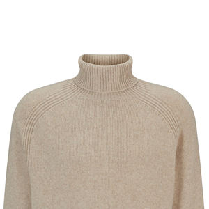 Suéter de punto cálido transpirable de gran tamaño de alta calidad OEM, suéteres de lana de cordero para hombre, suéteres transpirables de cuello redondo - Product Image 4