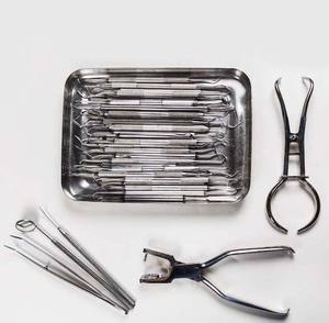 Juego de examen dental, Kit de examen dental con espejo, acero inoxidable, forjado alemán, venta al por mayor, Kit de herramientas dentales de higiene quirúrgica - Product Image 1