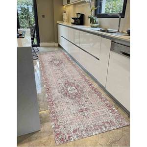 Tribal Printed <b>Rug</b>: Anti-Slip, Thick, Chenille, Red, <b>Boho</b>, Turkish, Office Decor,With Pile Soft <b>Rug</b> - Product Image 4