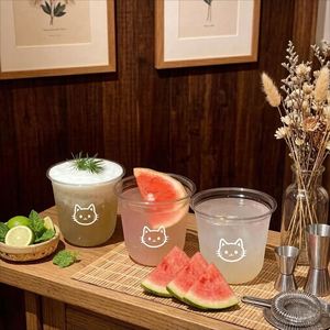 Offre Spéciale – Gobelet jetable écologique en PET de 300/360 ml, forme en U, avec couvercle transparent de 89 mm, idéal pour vin, vodka, jus, thé, bars et restaurants - Product Image 4