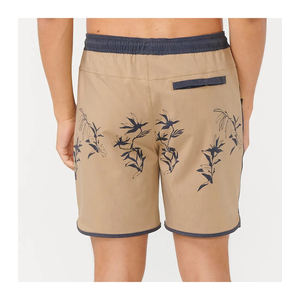 Shorts de plage pour hommes en satin formel, séchage rapide, imprimés personnalisés, motif uni, shorts de sport de pêche en plein air, shorts de surf - Product Image 2