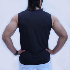 Débardeur de musculation personnalisé en coton pour hommes, vêtement de sport pour la gym, modèle séchage rapide - Product Image 3