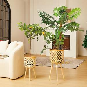 Cesta de Bambú de Alta Calidad para Plantas – Elegante Diseño Abierto para Macetas y Jardineras de Proveedor Vietnamita - Product Image 5