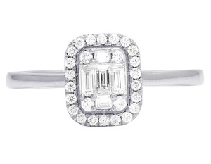 Custom 18K <b>Gold</b> and Silver Engagement <b>Ring</b> Factory Supply Lab Grown Diamond Jewelry for Women at Competitive Prices - Product Image 4