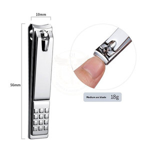Cortauñas Profesional de Acero Inoxidable con Abertura de Mandíbula Ancha para Uñas - Ideal para Viajes, Salones y Uso Diario - Product Image 4