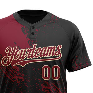 Meilleurs maillots de baseball personnalisés de haute qualité pour hommes, respirants, tailles plus grandes, vente en gros de vêtements de baseball et de softball - Product Image 3