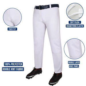 Pantalons de baseball unisexes de haute qualité en gros, logo personnalisé, impression par transfert thermique, ensembles de pantalons d'équipe, séchage rapide, couleurs personnalisées, motif 3D - Product Image 4