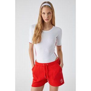 ETHIQUET MOGSUS Body slim à col rond et manches courtes avec boutons-pression pour femme - Product Image 1