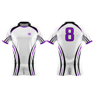 Prix de gros à séchage rapide uniforme de rugby respirant 2025 nouveau design uniforme de rugby de haute qualité - Product Image 1