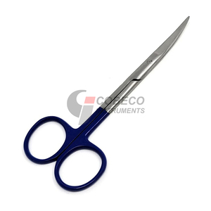 Tijeras Iris de Hojas Curvas, Acero Inoxidable, Precisión Quirúrgica, Punta Fina y Afilada, Instrumento de Microdisección - Product Image 4
