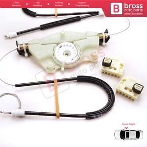 BWR573 ensemble de réparation de lève-vitre électrique avant droit pour Toledo MK2 1M2 1998-2004 Leon MK1 1M1 1999-2006 1M0837462A - Product Image 6