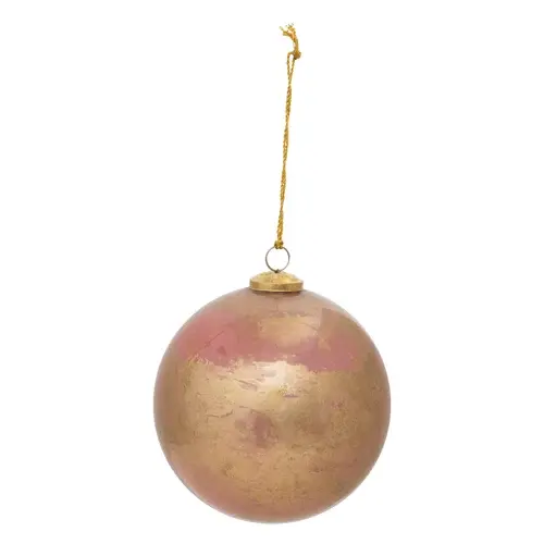 Andmade-Bola decorativa colgante de árbol de vidrio, bola de arroz colgante