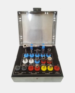 Pentax Surgical Best Quality 18-Piece Dental Implant Kit Manual Power Source Dental Implant Remover Dental Surgical Instruments