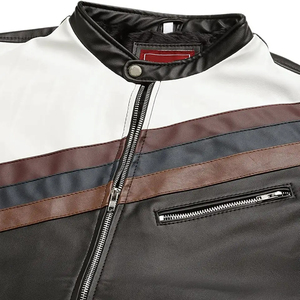Chaquetas de cuero para motociclistas, chaquetas de cuero de primera calidad para exteriores, chaqueta de cuero para motociclistas para hombre, chaqueta de cuero para motocicleta para hombre para el invierno - Product Image 4
