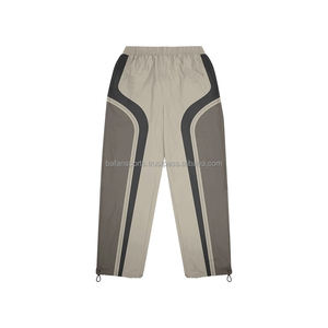 ชุดเสื้อกันลมน้ำหนักเบาระบายอากาศสำหรับผู้ชายกางเกงแจ็คเก็ตมีซิปทำจากไนลอนโพลีเอสเตอร์ออกแบบโลโก้ได้ตามต้องการ - Product Image 4