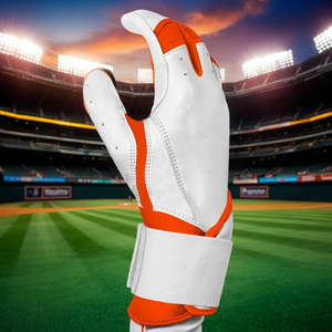 Gants de frappeur de baseball imprimés de logo personnalisé de haute qualité pas cher prix couleur unie cuir main gauche léger écologique - Product Image 5