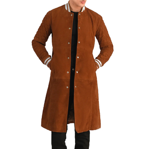 Venta al por mayor de los hombres Varsity chaqueta OEM ODM servicio de moda mezcla de lana chaqueta de béisbol Letterman con logotipo personalizado y parches - Product Image 1