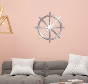 Trendy Metal Wall Art, Metal Wall Decor, Metal Wall Signs, Metal Wall Hangings Best Nautical <b>Ship</b> <b>Wheel</b> Handmade Decor - Product Image 2