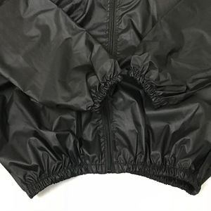 Ensemble de survêtement deux pièces pour homme, coupe-vent imperméable personnalisable avec fermeture éclair, motif uni, polyester/nylon, pour l'hiver, prix avantageux - Product Image 6