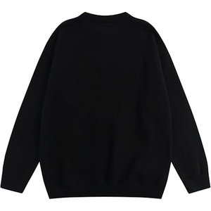 Sudaderas de mezcla de algodón transpirables con diseño tejido personalizado para hombre al por mayor, Jersey ligero con diseño moderno - Product Image 3