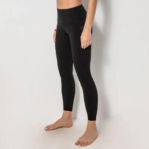 Pantalons de yoga taille haute personnalisés pour femmes, leggings en soie avec motif tie-dye, extensibles pour l'entraînement et la course à pied, tenue de sport - Product Image 5