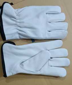 Venta al por mayor de guantes de conducción de cuero de cabra de alta calidad para hombres de alta durabilidad guantes de seguridad resistentes guantes de cuero de conductor de Pakistán - Product Image 4