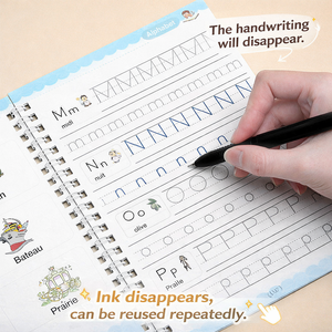 4 Cuadernos de Caligrafía Reutilizables con Múltiples Idiomas, Libros Educativos de Escritura para Niños - Product Image 2